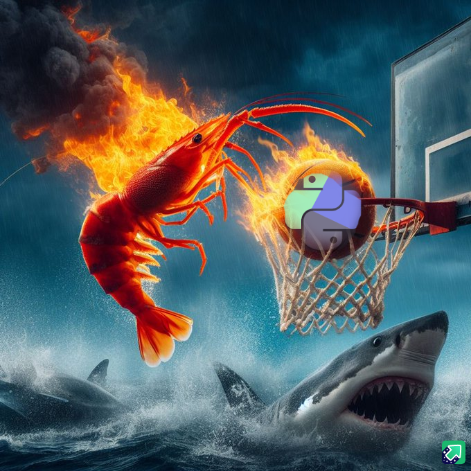 Lobster shooting hoop png